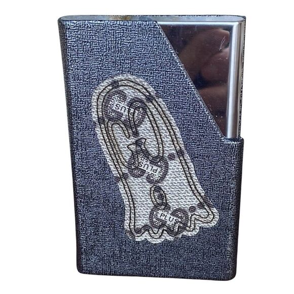 Upcycled/Repurposed Gucci Plus Monogram Canvas Credit/Business Card/ID Holder - Picture 1 of 5